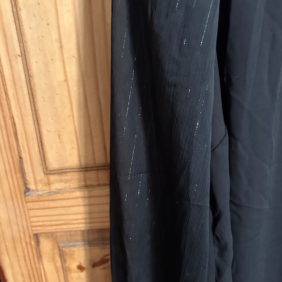 Torrid Black Sheer and SequinLong Sleeve Blouse - Picture 5 of 8